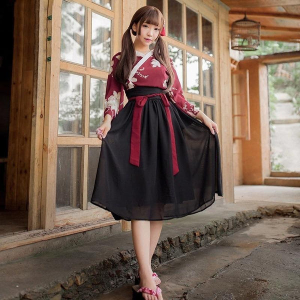 Japanese Kimono Short Dress | Japan Avenue